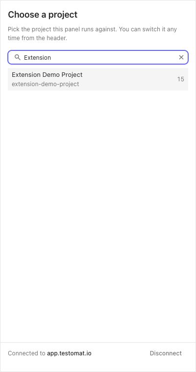 Choosing a project